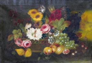 Steel Edwin 1803-1871,still life,1869,Batemans Auctioneers & Valuers GB 2022-06-24