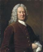 STEELE Christopher,Portrait of Edward Stone, half-length, in a brown ,Christie's 2005-06-16
