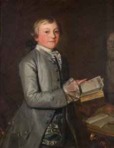 STEELE Christopher 1733-1767,Portrait of Giles Moore, three-quarter length, rea,Dreweatts 2020-06-23