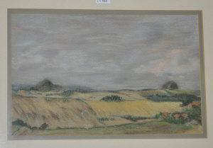 STEELE Katherine 1900-1900,Harvest Fields from Traprain,Shapes Auctioneers & Valuers GB 2011-03-24