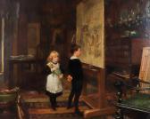 STEELE Theodore Clement 1847-1926,Artist's Studio,Ripley Auctions US 2023-04-29