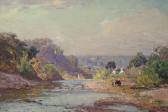 STEELE Theodore Clement 1847-1926,Brookville landscape,1904,Christie's GB 2017-12-12