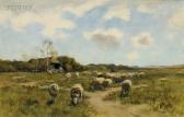STEELINK Willem II 1856-1928,Herder and His Flock,Skinner US 2009-03-06