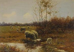 STEELINK Willem 1826-1913,Willem Steelink - Sheep in a landscape,Eastbourne GB 2021-03-24