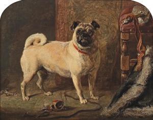 STEELL Gourlay 1819-1894,A Celebrated Pug from Mrs Carrick-Buchanan's Drump,1866,Bonhams 2023-11-08