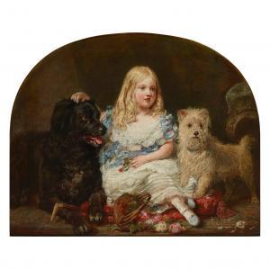 STEELL Gourlay 1819-1894,GERTRUDE, BLOSSOM AND BOB,1861,Lyon & Turnbull GB 2023-06-08