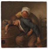 STEEN Jan 1626-1679,A drunk young man leaning on a barrel and an elder,1980,Christie's GB 2023-10-10