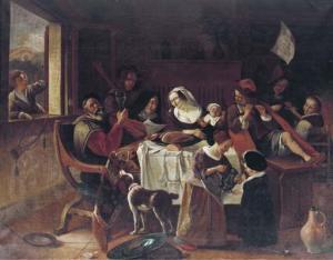 STEEN Jan 1626-1679,As the old ones sing, so pipe the young ones,Christie's GB 2005-01-25