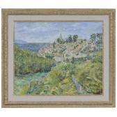 Steenhuis Jill,View of a French Town,1997,Brunk Auctions US 2017-09-16