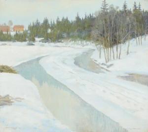 STEENSEN Ludvig 1882-1958,Winterscape,Bruun Rasmussen DK 2020-05-19