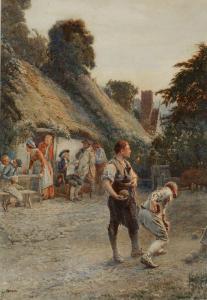 STEER Henry Reynolds 1858-1928,Toil remitting lends itself to play,Mallams GB 2020-02-26
