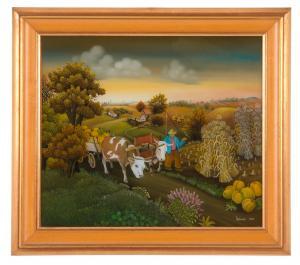 STEFANEK Ivan 1942,PAYSAGE AVEC HARMENS,1983,Viscontea Casa d'Aste IT 2023-02-28