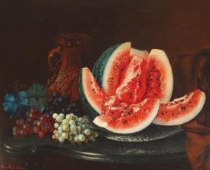 STEFANESCU Mihail 1843-1900,Still life with fruits,Artmark RO 2011-11-16