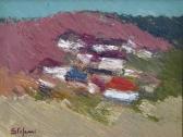 STEFANI Ottorino 1928,Paesaggio in rosa,1981,Fidesarte IT 2015-05-27