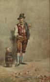 STEFANORI,MAN WITH FEATHERED HAT,1881,Sloans & Kenyon US 2013-06-14