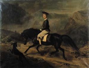 STEFFECK C 1800-1800,Ritratto di Carlo de Lavier a cavallo,1850,Christie's GB 2001-06-04