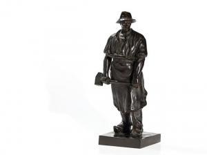 STEFFEN 1900-1900,Working Man with Sledge,1930,Auctionata DE 2015-04-17