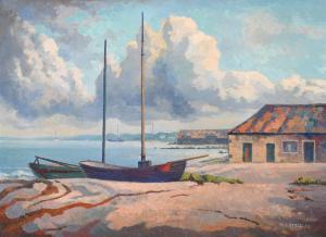 STEGGLES Walter James 1908-1997,ALDEBURGH (A VIEW FROM SLAUGHDEN QUAY),Dreweatts GB 2023-10-25