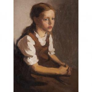 STEHLIN Caroline 1877-1928,Portrait of a Young Girl,William Doyle US 2010-11-18