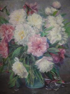 STEICHEN Joseph,Hortensias roses et blancs,1971,Aguttes FR 2013-01-10