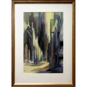 STEIGER FREDERICK 1889-1965,UNTITLED (CITY LIGHTS),Waddington's CA 2020-03-12