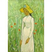 STEIN David 1935-1999,Van Gogh Style Woman,Kodner Galleries US 2016-06-29