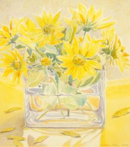 STEIN Gillian,Still life of flowers in a vase,1989,Dreweatt-Neate GB 2013-03-07
