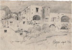 STEIN Heinrich 1847-1913,Anwesen auf Capri,1876,Galerie Bassenge DE 2022-06-03