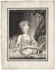STEIN Procopius,Bildnis Frau von Brentano an ihrem Schreibtisch,1780,Galerie Bassenge DE 2009-06-04