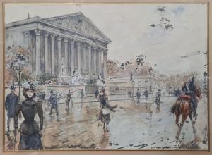 STEIN Séverin Louis 1864-1917,Le palais Bourbon et le quai d'Orsay, Paris,,Rossini FR 2023-04-13