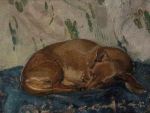 STEINBACH Hans Erwin 1896-1971,Sleeping Dog,1921,Auctionata DE 2016-10-18