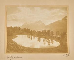 STEINER Albert 1877-1956,Landschaft bei Hanensee, Oberengadin,Dobiaschofsky CH 2023-11-08