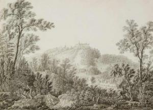 STEINER Emanuel 1778-1831,Blick auf Schloss Kyburg,Schuler CH 2017-12-13