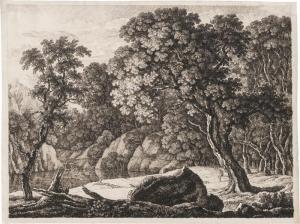 STEINER Emanuel 1778-1831,Eine südliche Landschaft mit einer Hirschjagd,Galerie Bassenge 2020-11-25
