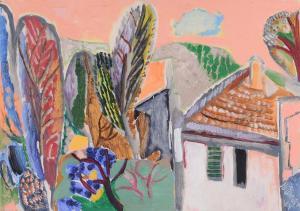 STEINER Herbert 1923-2001,Paesaggio con casa,1964,Cambi IT 2020-04-30