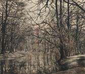 STEINER Josef 1877-1935,Am Waldsee Blick über einen stillen,1933,Mehlis DE 2017-08-24