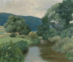 STEINER Karl 1875,Landschaft,1912,Galerie Koller CH 2008-12-04