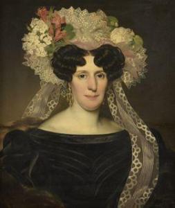 STEINER Ludwig 1783-1859,Portrait de Therese von Sommaruga, née Tapp von Ta,1831,Daguerre 2021-12-15