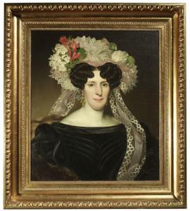 STEINER Ludwig 1783-1859,Portrait der Therese Freifrau von Sommaruga,1783,Nagel DE 2009-03-26