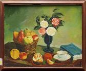 STEINER Wm,Carnations and Fruit,Clars Auction Gallery US 2013-03-16