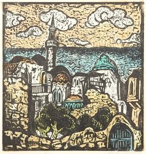 STEINHARDT Jakob 1887-1968,Yaffo Skyline,Bonhams GB 2008-06-29