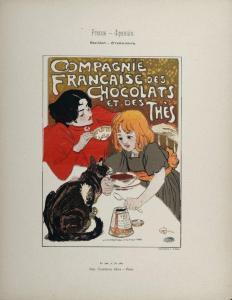 STEINLEN Theophile Alexandre 1859-1923,Compagnie Française des Chocolats et des ,1897,Yann Le Mouel 2024-03-31