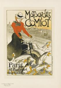STEINLEN Theophile Alexandre 1859-1923,MOTOCYCLES COMIOT,1899,Swann Galleries US 2019-02-07