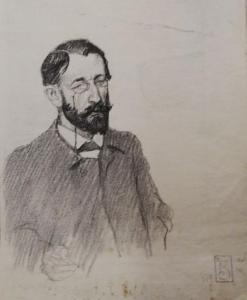 STEINLEN Theophile Alexandre 1859-1923,Portrait d'homme,Millon & Associés FR 2018-01-31