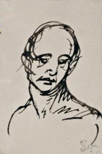STEINLEN Theophile Alexandre 1859-1923,Portrait d'homme,Joron-Derem FR 2009-06-22