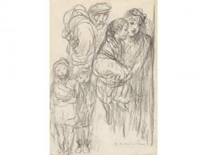 STEINLEN Theophile Alexandre 1859-1923,Une famille,Millon & Associés FR 2011-11-21