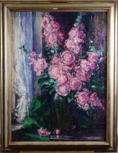 STEKKE Marguerite 1886-1962,Vase de fleurs,Monsantic BE 2024-02-18