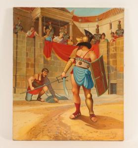 STEKLY Vladimir 1944-1989,Roman gladiator,Ripley Auctions US 2010-12-18