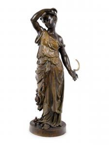 STELLA Étienne Alexandre,Verano cast bronze signed Stella and titled Height,Hindman 2021-04-27