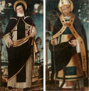 STELLA Fermo 1490-1562,a) San Grato 
b) Beata Margherita di Ungheria,Finarte IT 2005-06-12